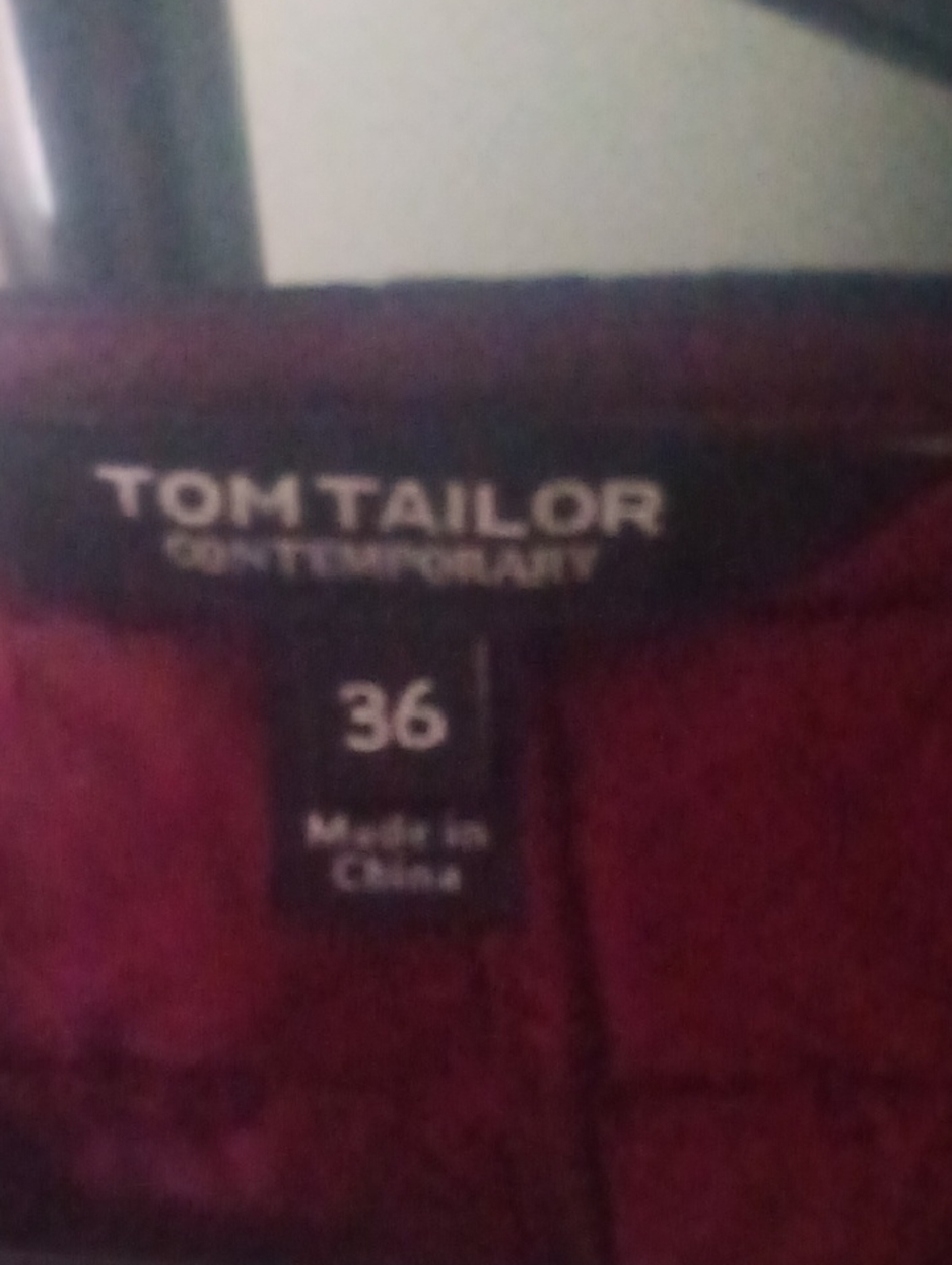 Tom Tailor Contemporary Women's Burgundy Jacket